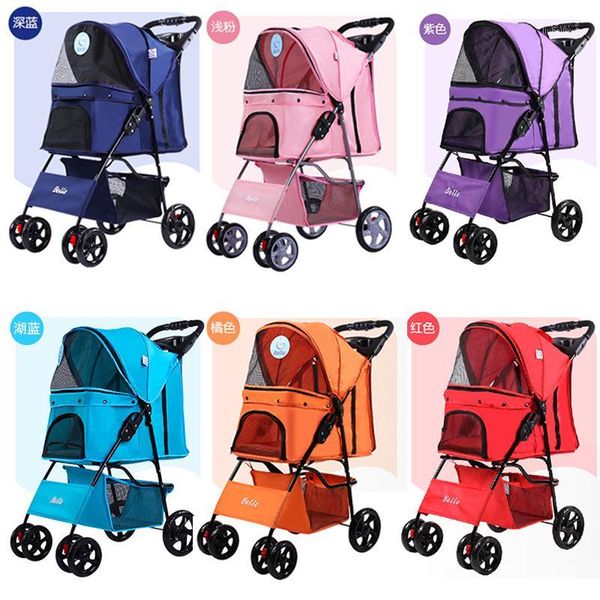 

pet stroller foldable light does not occupy the place pet stroller dog out1