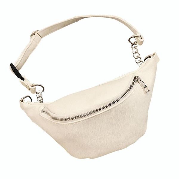 

fashion trend solid color simple pu zipper closure adjustable shoulder strap mini compact light classic black white soulder bag