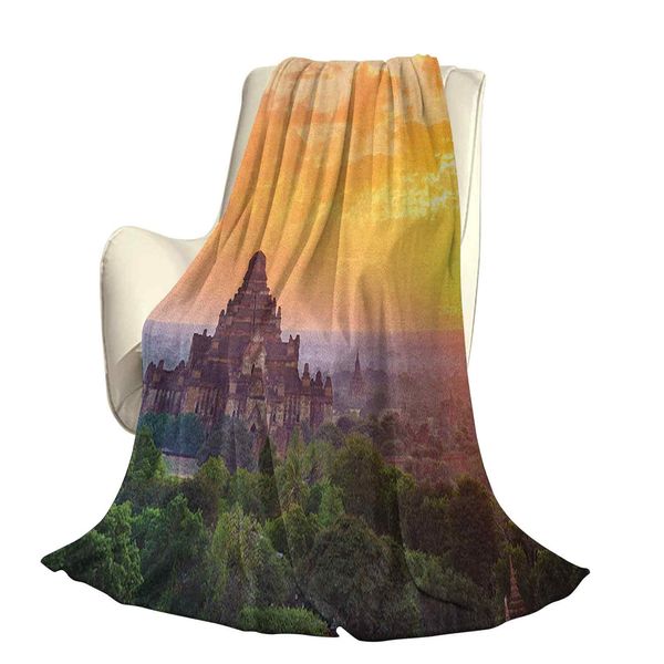 

aerial view of famous on of the mountain horizon mystery sceneryoffice leisure blankets