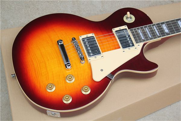 

wholesale new arrival electric guitar flame maple guitar p90 pickups guitar