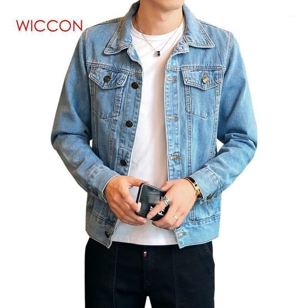 

2021 men jean jackets dark blue black clothing denim jacket fashion man jeans jacket thin spring outwear male cowboy plus size1, Black;brown