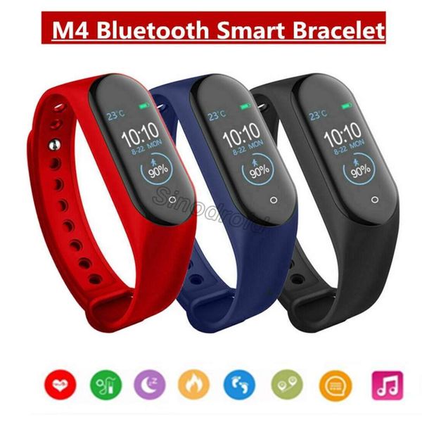 

ios android smart watch m4, waterproof sports wristband ip67, heart rate and calorie controljk