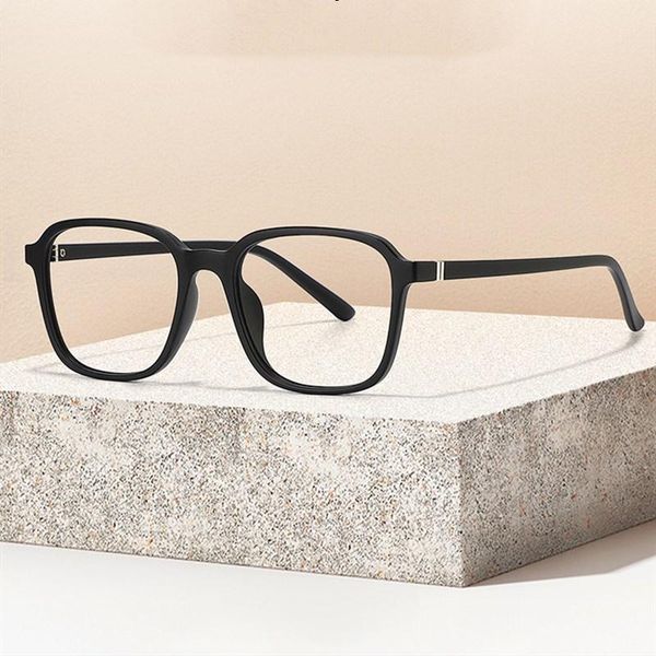 

fashion sunglasses frames classic anti-blue light women optical myopia eyeglasses vintage men ultralight prescription glasses computer eye, Black