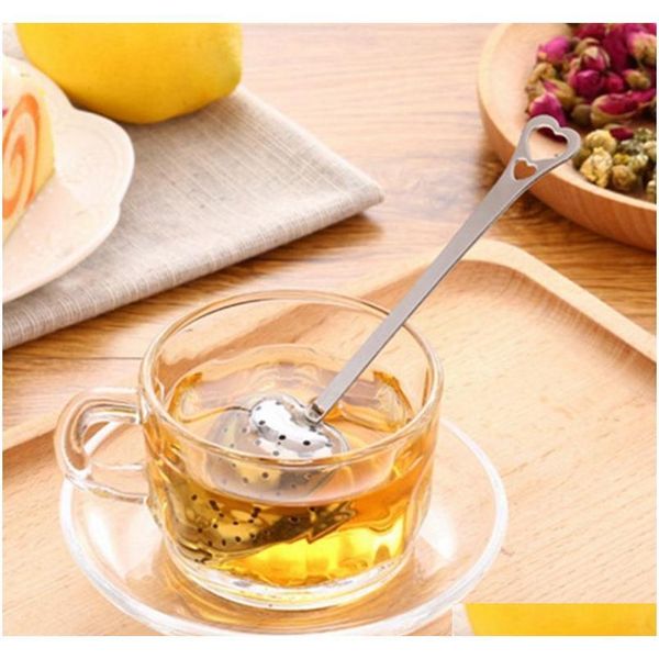 

tea time" heart tea infuser heart-shaped stainless herbal tea infuser s jllzaj loveshop01