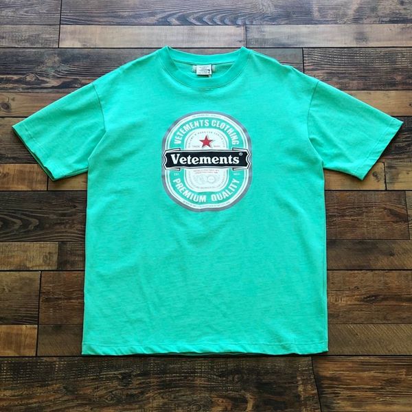 

2021 New High Quality T-shirt Men Women Oversize Vetements T-shirts Mark Vtm Tops Tees Streetwear 0drw, White;black