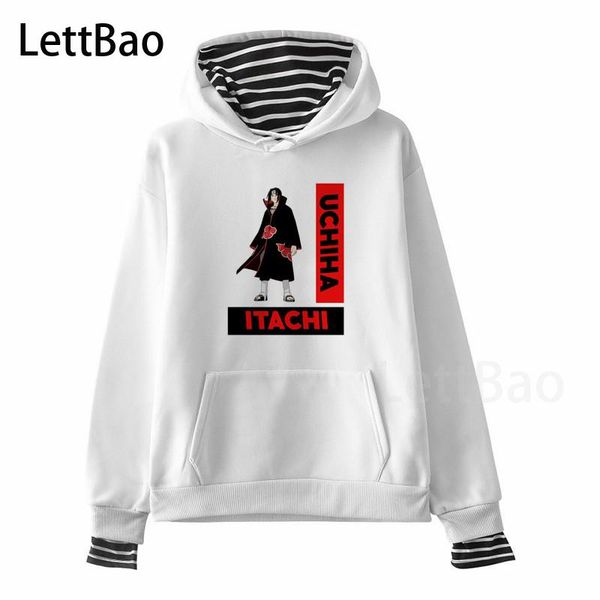 

itachi uchiha japan anime 2020 printed sweatshirt plus size long sleeve pullovers clothes harajuku women hoodies, Black