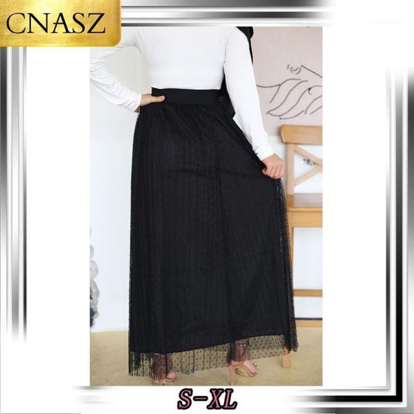 

new tulle skirts womens midi pleated skirt black pink tulle skirt women spring summer korean elastic high waist mesh tutu1, Red