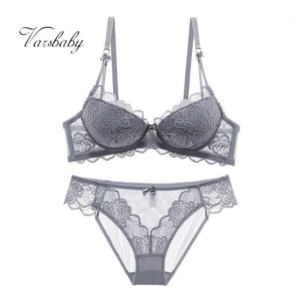 

varsbaby ladies lace ultra-thin push up underwear underwire bra sets1, Red;black