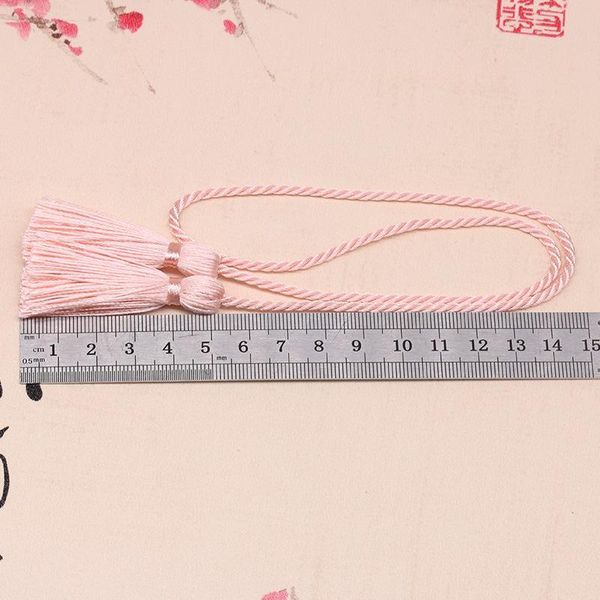 

5pcs 54cm rope tape two head long tassels diy craft clothing accessories decor fringe trim home textile curtain tassels pendant h wmtykb