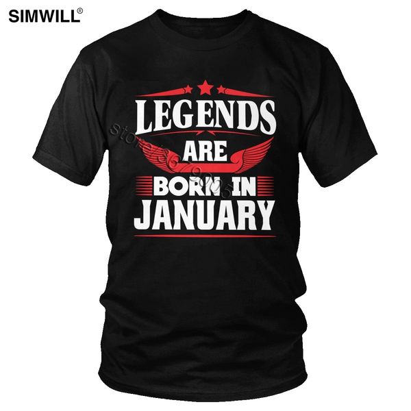 

legends are born in january for birthday gift short sleeve round neck leisure tees oversized apparel hooded sweatshirt hoodie men t shirt