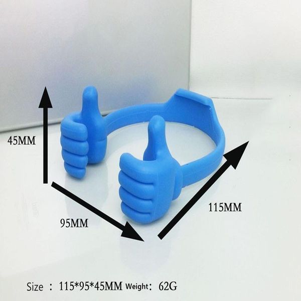 

portable mobile cell phone tablet thumb holder support stents for zte blade a606 a7 v9 vita l7a max 2s view tempo go bbyiec packing2010