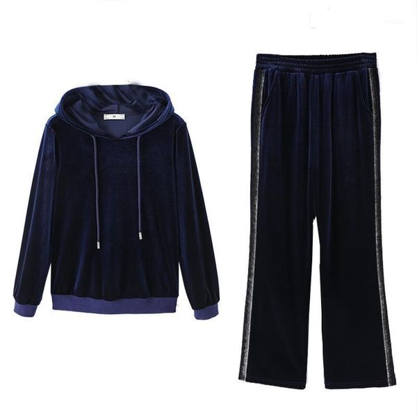 

plus size 2 two piece set women clothing track suit spring autumn sweatpants and 2 3 4 5 6 xl 2020 new fashion casual suit1, Gray