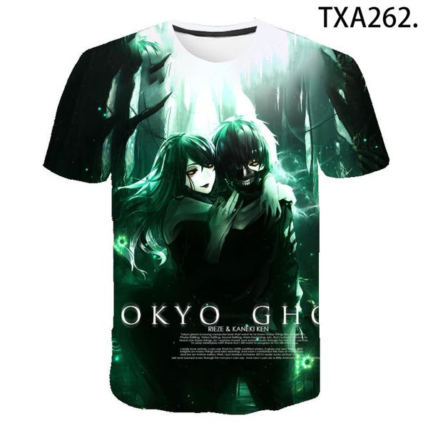 

tokyo ghoul 3d boy girl printed cool 3d print shirts anime comics graphic men clothing