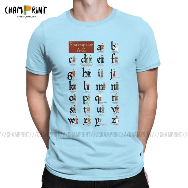 

shakespeare alphabet t shirts for men pure leisure t-shirts crew neck tees short sleeve original sport hooded sweatshirt hoodie