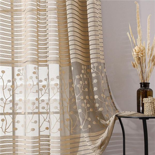 

yokistg современный оттенок net window sheer полоса шторы для гостиной спальня кухня жалюзи лечение wmtkjz