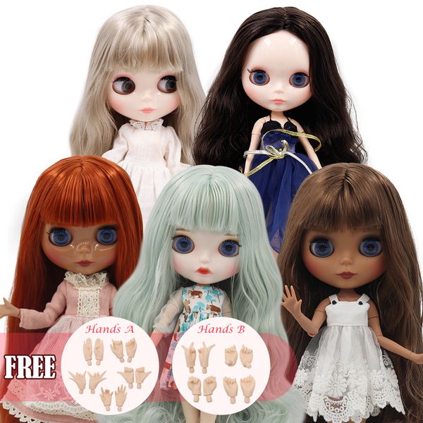 

icy factory blyth doll nude joint body 1/6 bjd 30cm fashion dolls toys gift special price girl gift toy t200712
