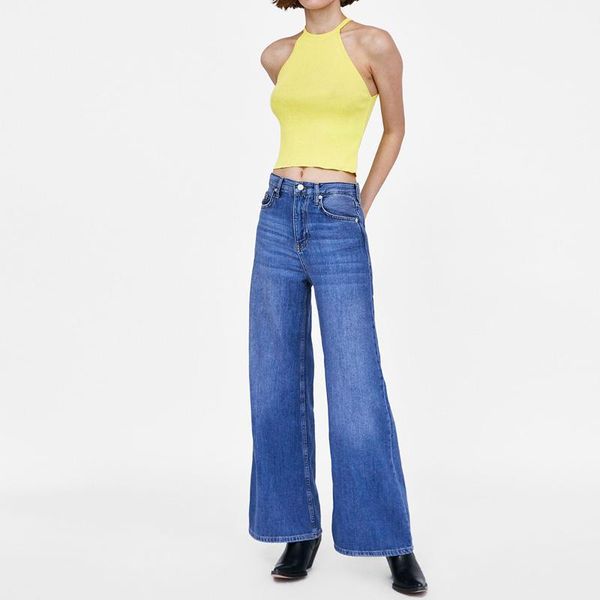 

women halter knit summer sleeveless solid color tank women knitted shirts wb82051, White