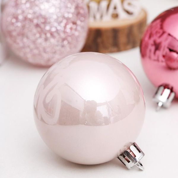 

30pcs 1set 6cm reusable ball decors exquisite ball pendants for home (pink)1
