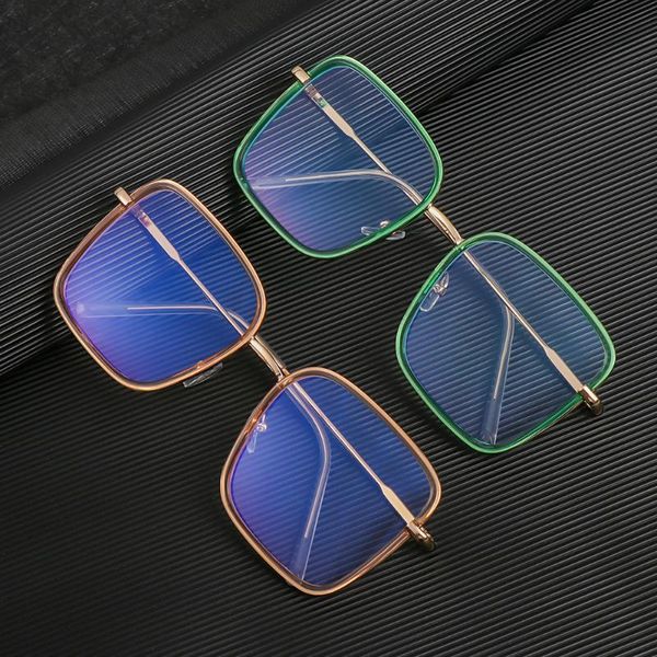 

sunglasses large square frame anti blue ray glasses light filter block uv protect computer gaming glare eyeglasses, White;black