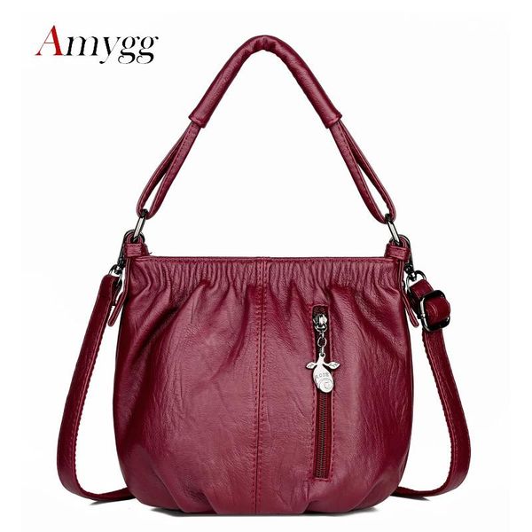 

2020 female messenger bags small corssbody bags for women soft leather shoulder bag for ladies vintage handbags new