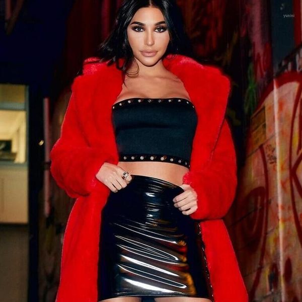 

sexyboutique bandage dress set sleeveless mini tube and skirts suit and fashion leather 2pcs women sets1, White