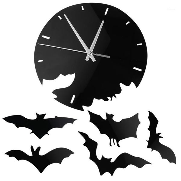 

1 pc wall clock durable sturdy prime wall clock bat decorative for bar home1
