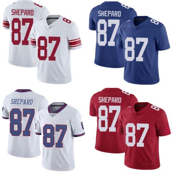 

men #87 sterling shepard women youth nfl jersey, Black;red