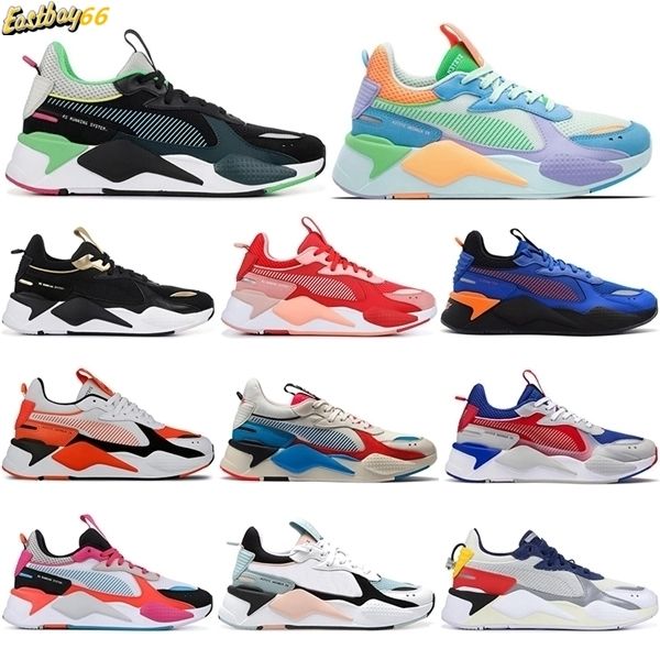 

rs-x mens running shoes reinvention cool black white creepers dad chaussures men women runner trainer sports sneakers size 36-45