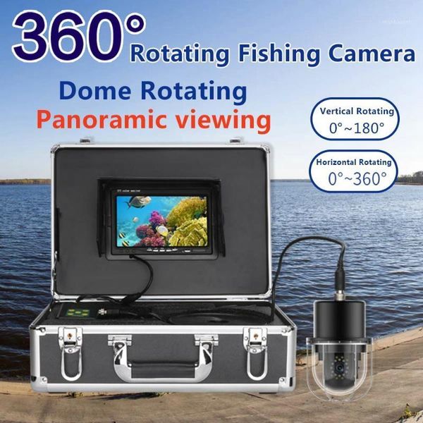

7 inch 20m 50m 100m underwater fishing video camera fish finder ip68 waterproof 20 leds 360 degree rotating viewing for fishing1