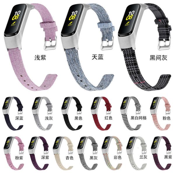 

suitable for samsung galaxy fit e smart wristband stainls steel canvas