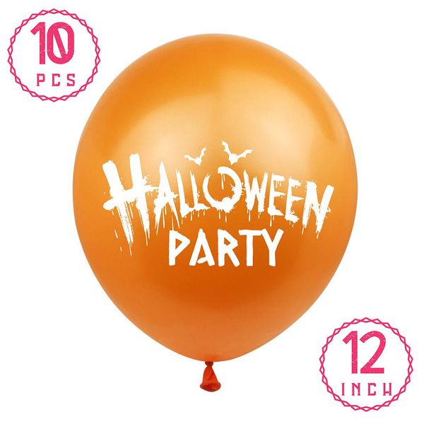 

amawill 15 шт. 12 дюймов хэллоуин латексные воздушные шары карттон скелет гримас череп воздушный шар для детей toy toy halloween украшение в