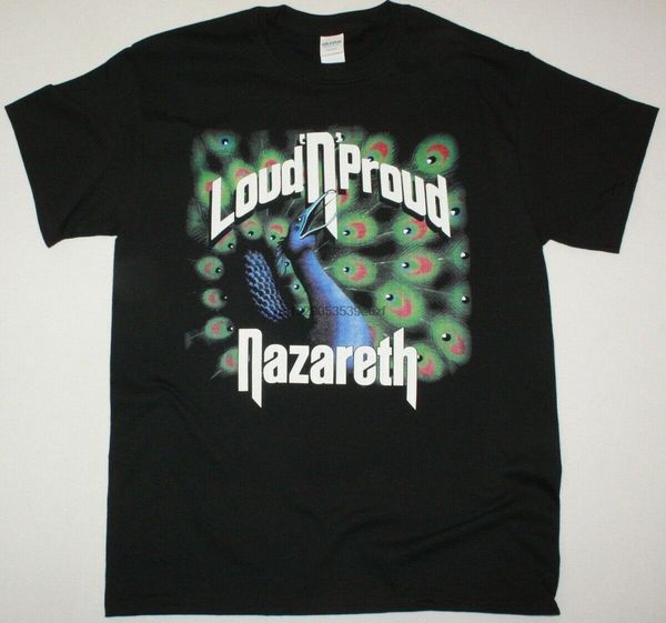 

nazareth loud n proud black t shirt hard rock rainbow deep purple sport hooded sweatshirt hoodie