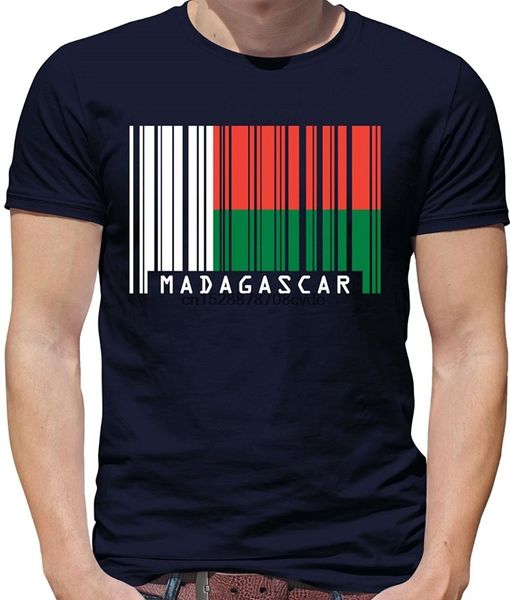 

печать t рубашка мужская с коротким рукавом hot madagascar barcode стиль flag мужские crewneck футболку 7 цветов тенниска спорта толстовка с