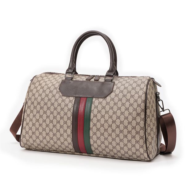 

duffel bags men fashion pu leather handbag crossbody big female for women silver girl messenger hand ladies bags tote travel