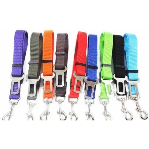 

adjustable pet dog safety seat belt nylon pets puppy seat lead leash dog harness vehicle seatbelt pet supplies travel clip ship