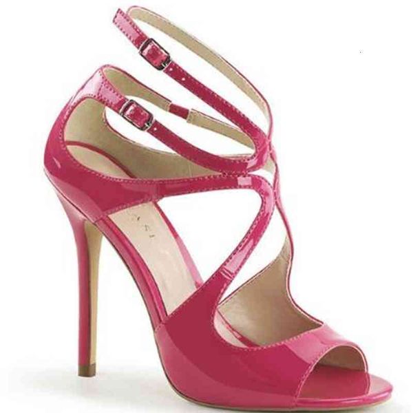 

peep toe shiny black strappy sandals ankle strap stilettos sliver gold elegant heels patent leather woman summer shoes