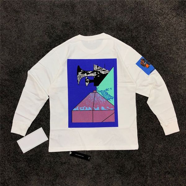 

2021 new life 20aw fragmentary t shirt men women vintage tees loose cavempt t-shirt harajuku tmsi, White;black