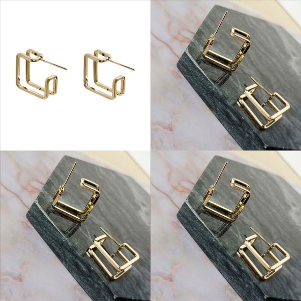 

yfpi six flower petals acrylic crystal stone fashion super for earring stud earrings metal piercing fashion women jewelry, Golden