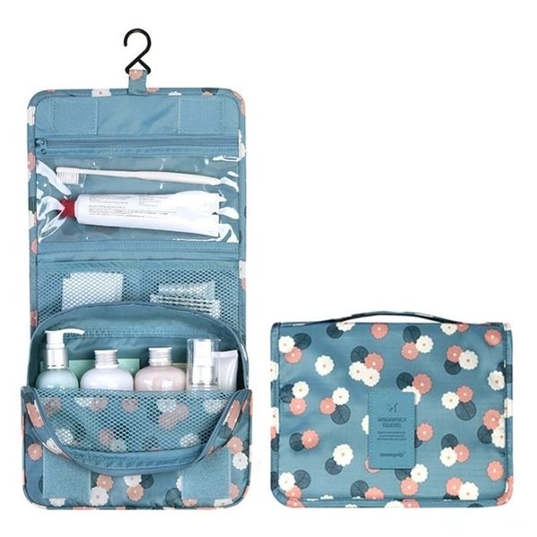 

function travel hanging cosmetic bag women zipper make up case organizer storage men makeup pouch toiletry beauty wash kit bags 220315