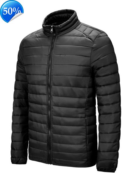 

men's winter warm outdoor down jacket fashion 7xogabab, Black