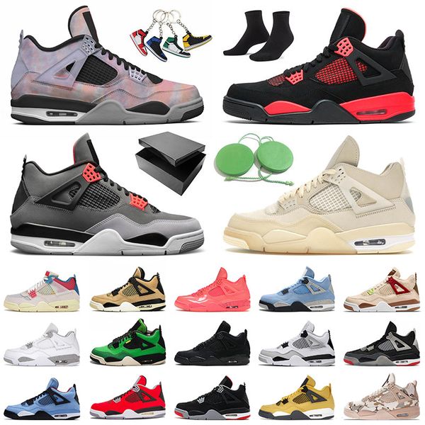 

with box jumpman 4 basketball shoes mens womens original zen master 4s iv military black cat infrared cactus jack bred what the sports sneak