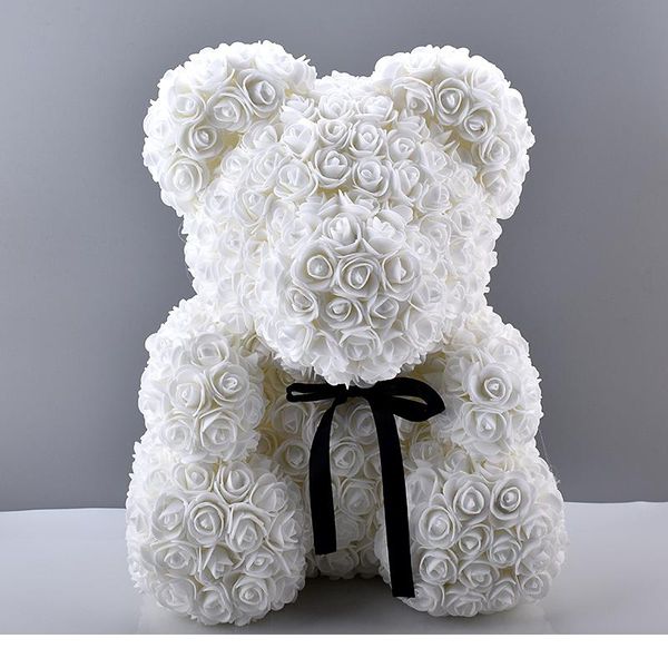 

6pcs 40cm bear of roses artificial flowers home wedding festival diy wedding decoration gift box wreat bbyfdi
