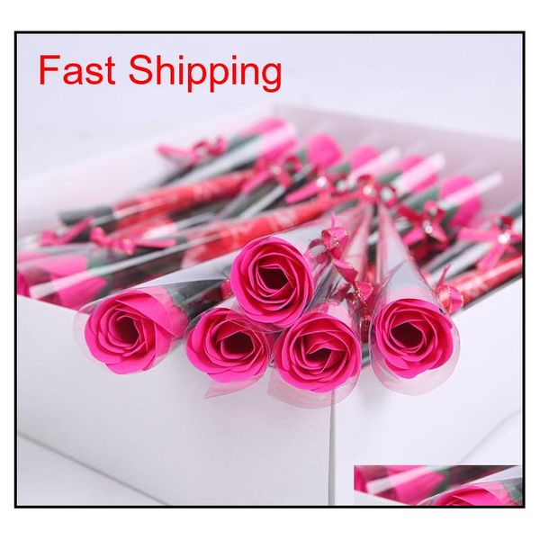 

artificial soap flowers rose valentine's day wedding flower party gifts home l favors decorations wedd qylakg lipper