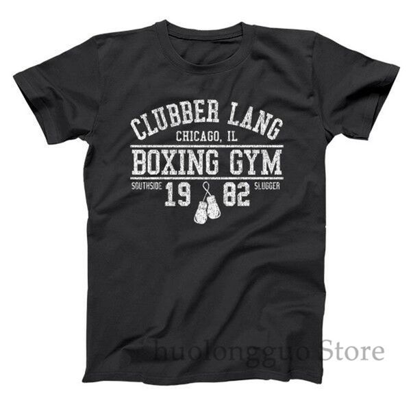 

clubber lang boxing gym retro rocky 80s workout gym black basic men's t shirt men t shirt women tee sport hooded sweatshirt hoodie
