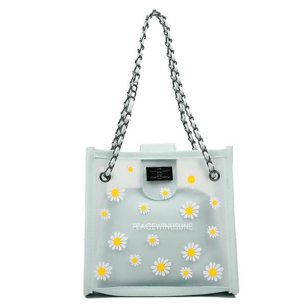 

cross body pu crossbody chain strap mobile phone daisy printed fashion adjustable party clutch with purses shopping women shoulder bag gift