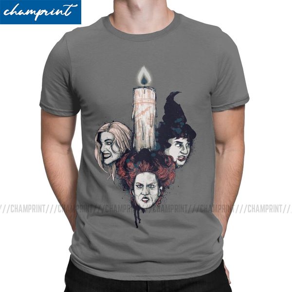 

men black flame candle hocus pocus sanderson sisters halloween witch creative tees party sport hooded sweatshirt hoodie men t shirt