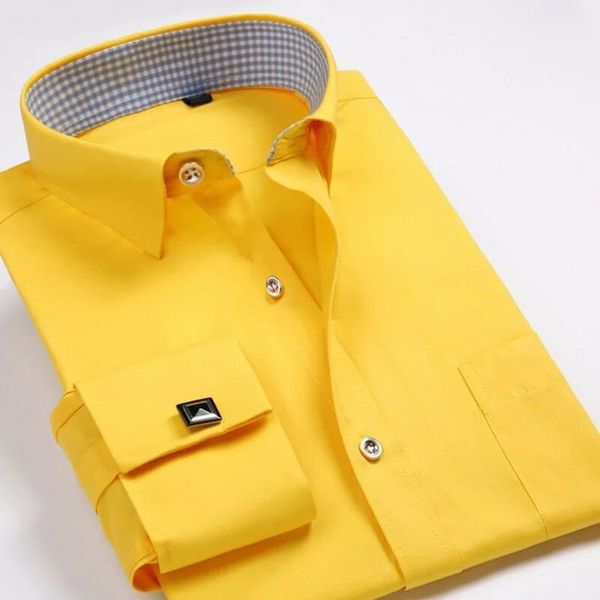 

large size men's business causal long sleeved white striped smart male social shirt plus, White;black