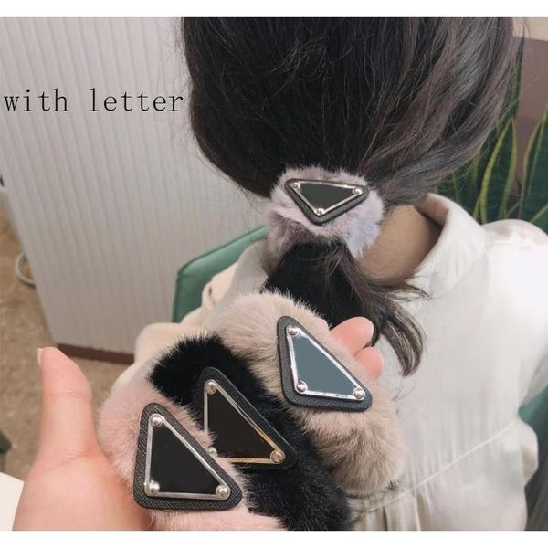 

women girl triangle letter hair ties multicolor cute triangle elastic hair band hair acce sqcxyw dh_seller2010, Pink