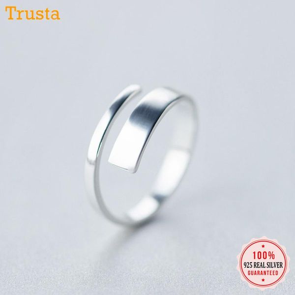 

cluster rings trustdavis 100% 925 solid real sterling silver jewelry opening sizable fashion cute ring for women girls lady gift da130, Golden;silver