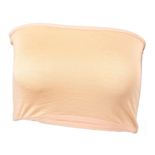 

3 Ã seamless strapless bra without padding tube top, White;black